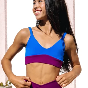 Tiger Friday- Sasha Crop Top- Boysenberry