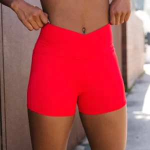 Home 6 Tiger Friday- Hot Cross Shorties- Cherry