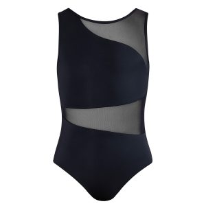 Energetiks - Motion Mesh Leotard-Black