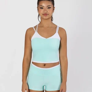 Energetiks - Colette Crop Singlet - Mint