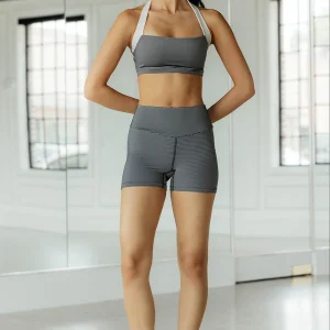 Home 4 Five - Everyday Rib Short 3"- Black/White